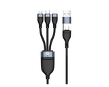 Conceptronic ETTA05B15 cavo USB USB 2.0 1,5 m USB C USB C/Micro-USB B/Lightning Nero
