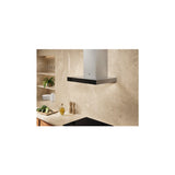 Electrolux LFT826X Cappa aspirante a parete Nero, Acciaio inox A 600 m3/h