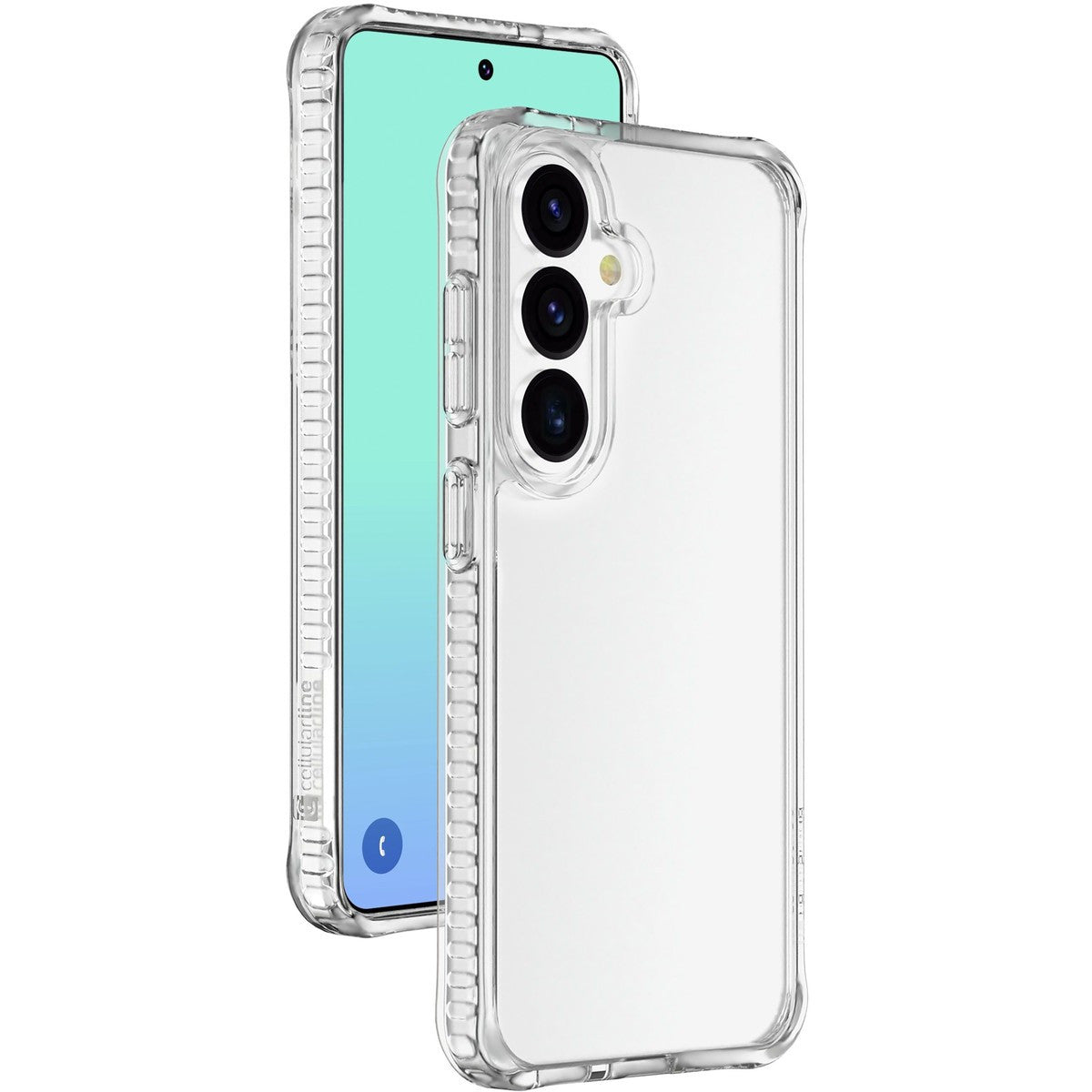 Cellularline Ultra Strong - Galaxy S26 Custodia ultra protettiva dal design trasparente con bordi rivestiti in materiale anti-shock e camere d aria integrate, per garantire la massima protezione in caso di cadute accidentali.