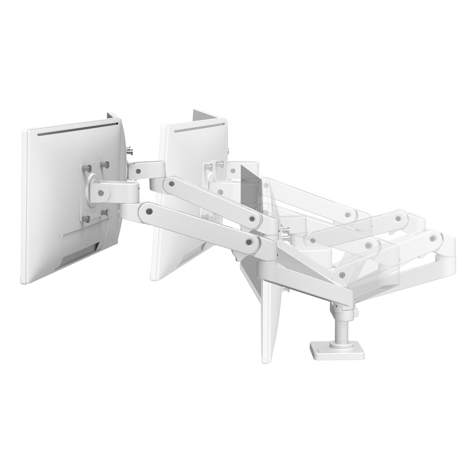 Ergotron LX Pro Series 45-686-290 Supporti a parete per TV 68,6 cm (27 pollici) Scrivania Bianco
