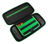Turtle Beach TBA-8202-55 custodia per console portatile Valigia da viaggio Nintendo EVA (Acetato del vinile dell'etilene), Poliestere, Poliuretano termoplastico (TPU) Nero, Verde