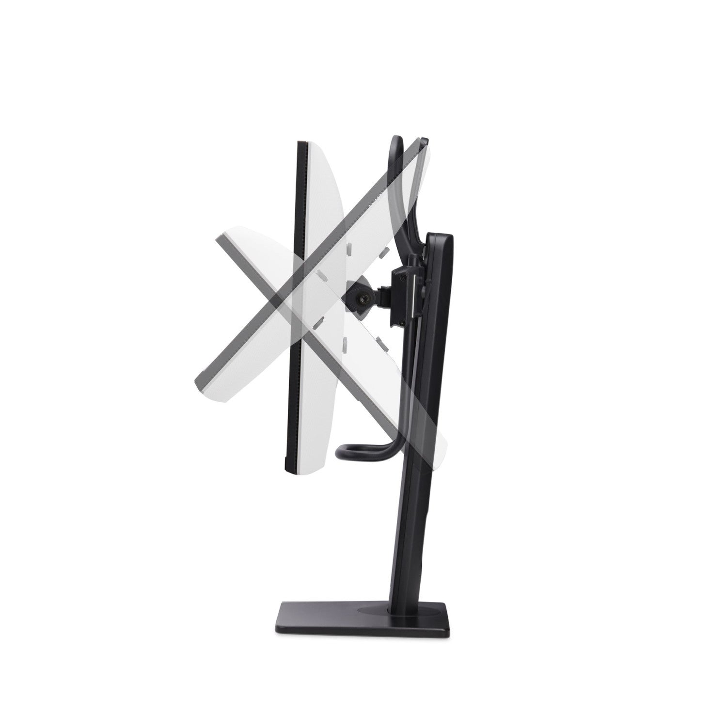 StarTech.com Supporto da Tavolo per Due Monitor- Staffa con barra trasversale per 2 Schermi da 27" VESA 75x75/100x100, altezza regolabile, portata 6 kg per Display