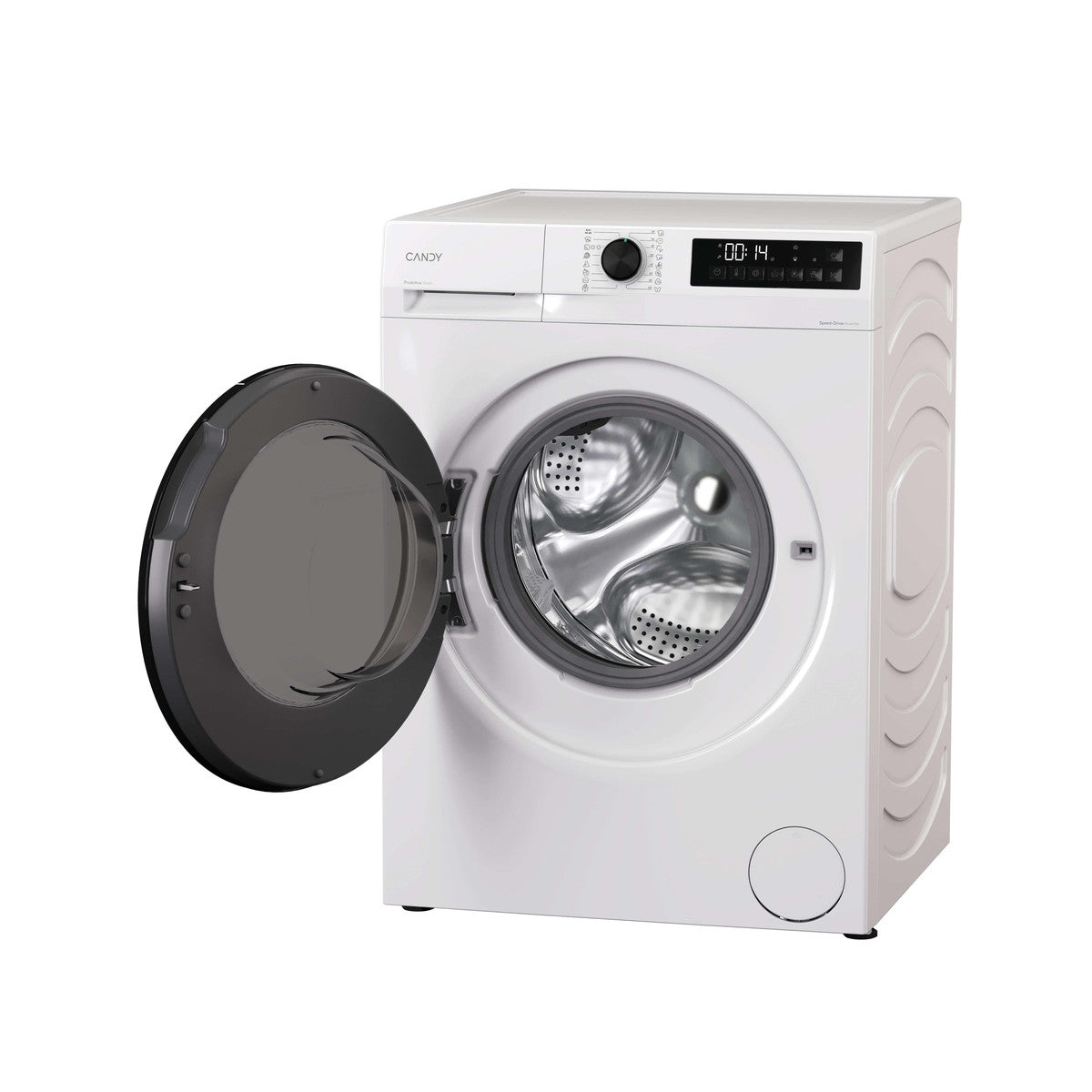 Candy ProWash 300, Lavasciuga Slim 8 5 KG, 10 più efficente della classe A, 1400 giri, Bianco, Inverter, Fresh Vapor, GWD 485SB6-S