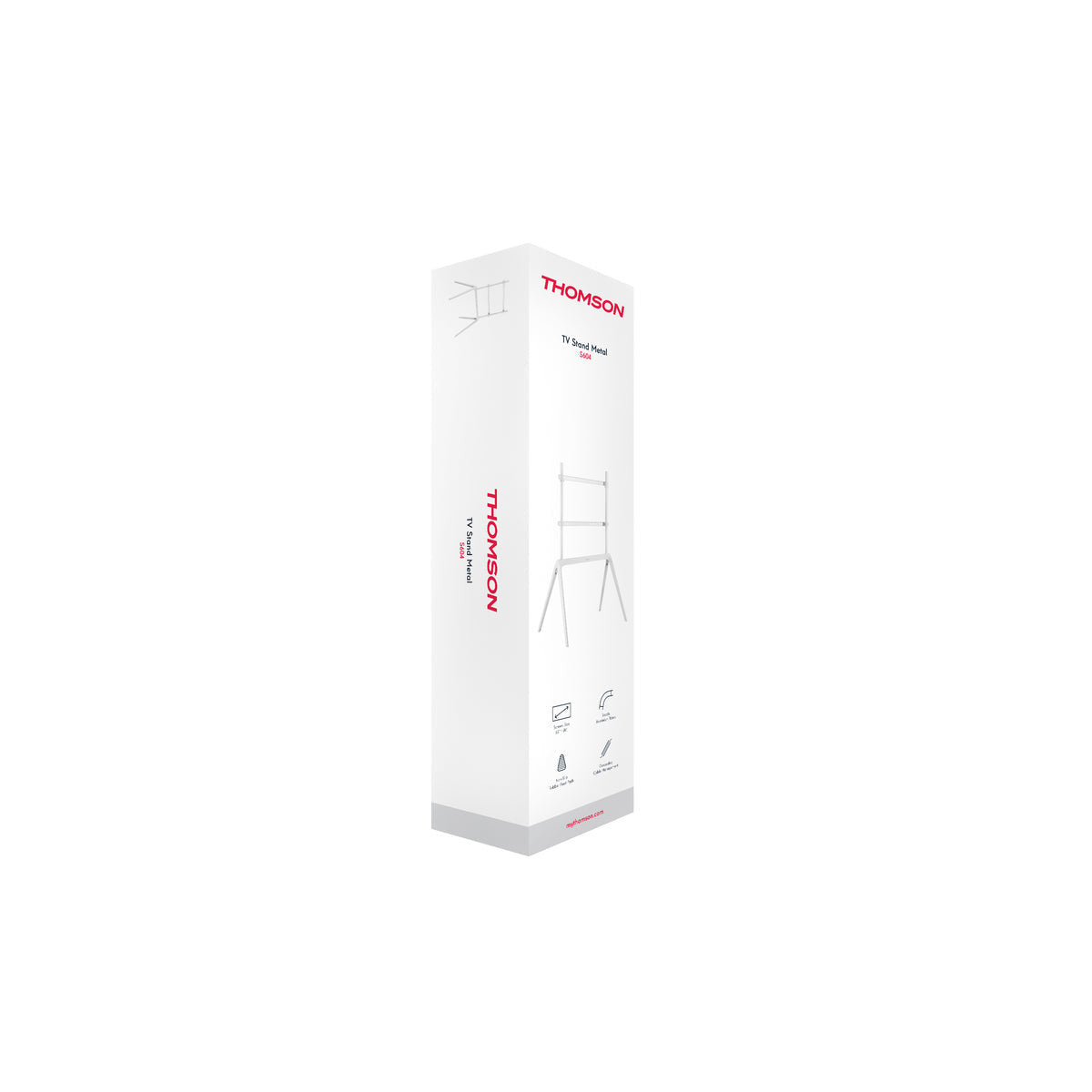 Thomson S604 Supporto TV a parete 2,18 m (86") Bianco