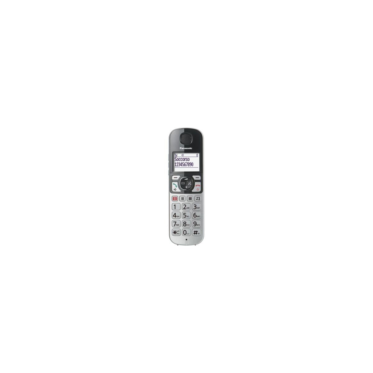 Panasonic KX-TGE510JTS Telefono DECT Identificatore di chiamata Argento telefono