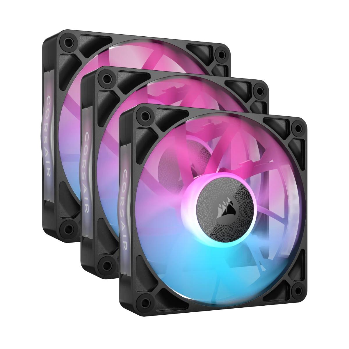 Corsair iCUE LINK RX120 RGB Case per computer Ventilatore 12 cm Nero 3 pz