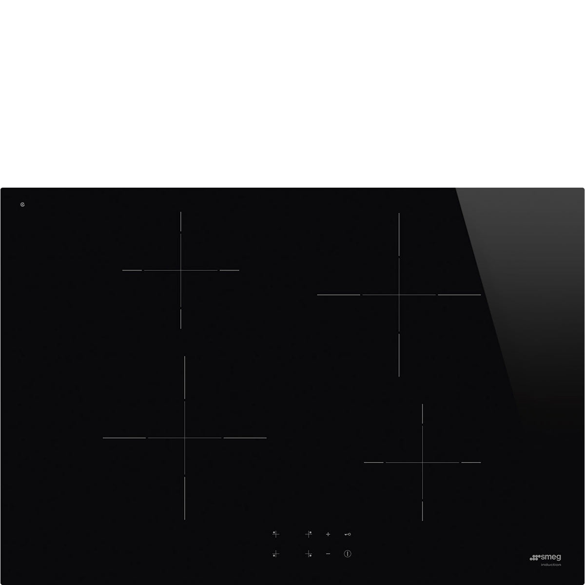 Smeg SI2741D Piano cottura a induzione Vetroceramica Da incasso 75 cm 4 Fornelli Nero