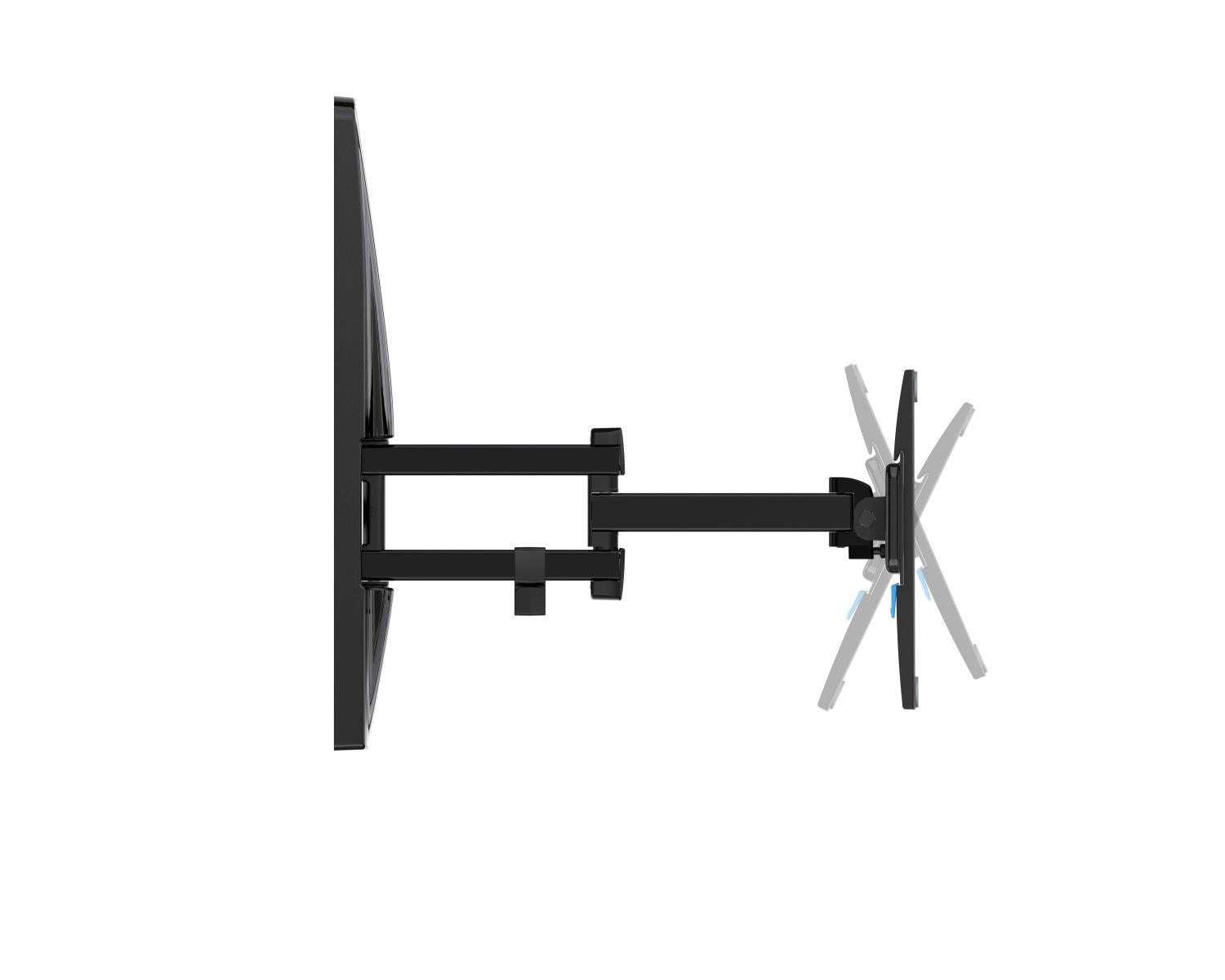 Meliconi EXTRA XDR200400 CG Supporto TV a Parete per Schermi da 65 Pollici Nero