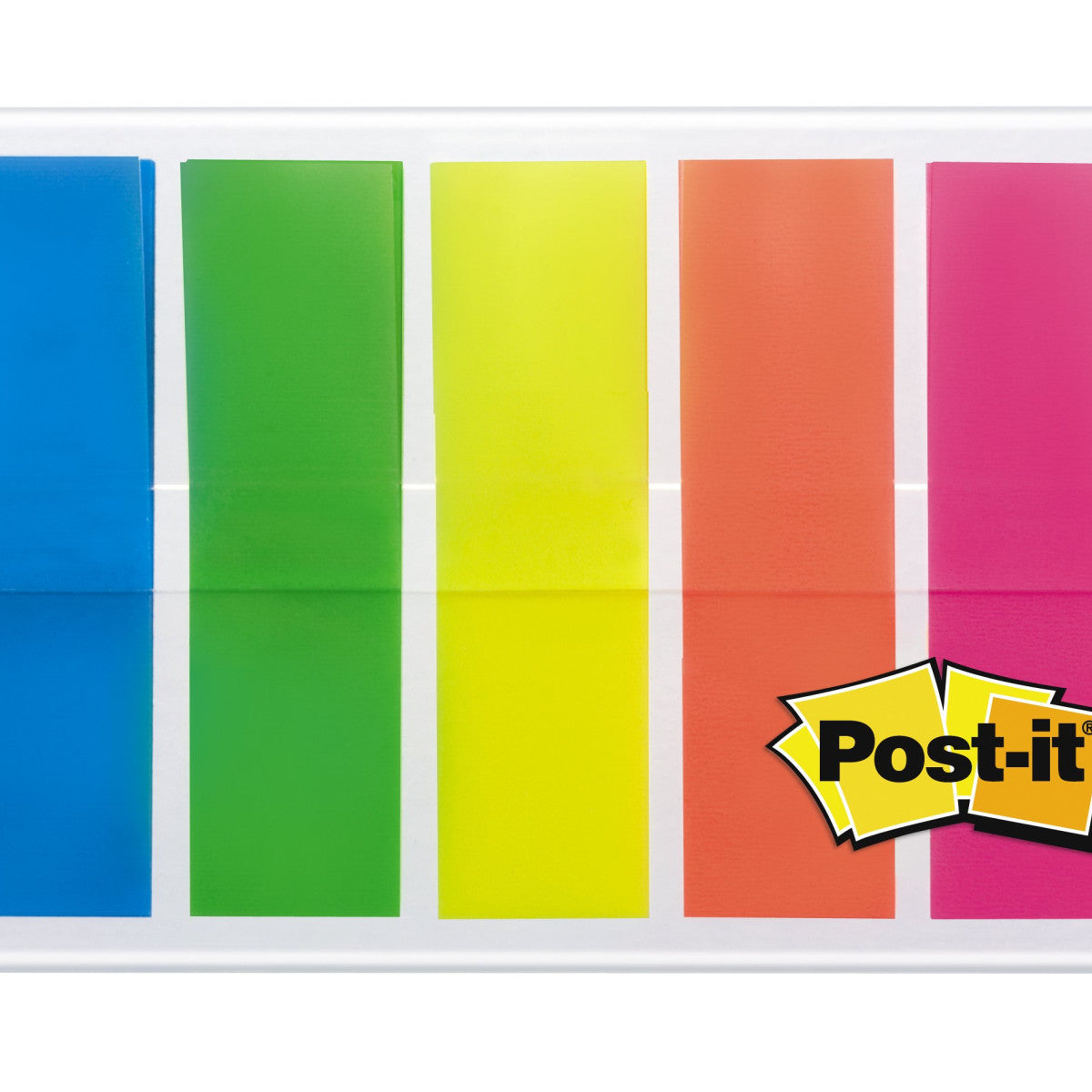 Post-It Index Mini Segnapagina Removibili Full Color Con Dispenser Fluo Assortiti 100 Pz 11,9 X 43,2 Mm