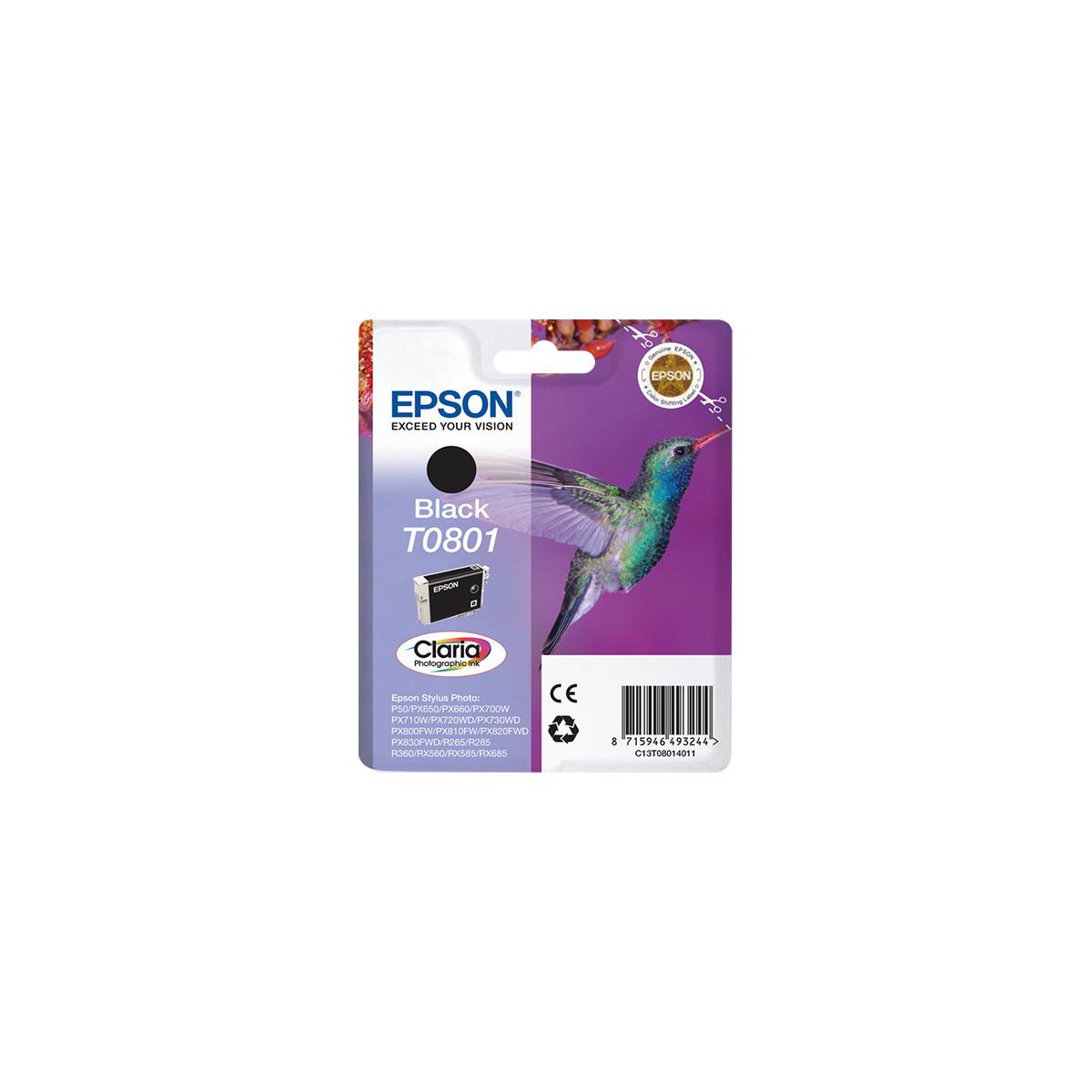 Epson C13T08014011 Cartuccia Ink Jet per R265 R360 Nero