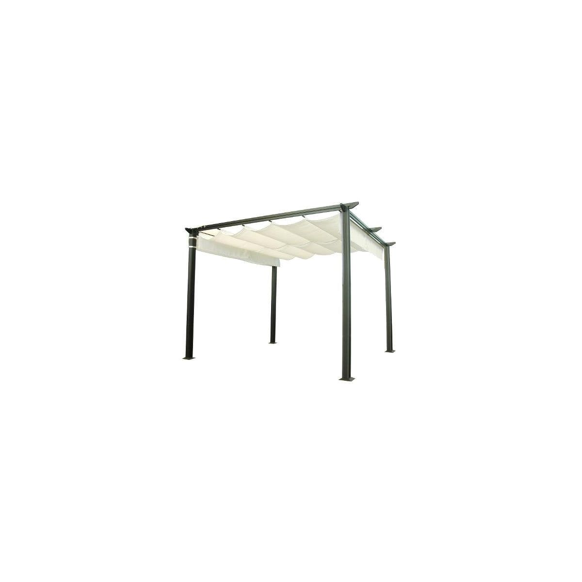 Amicasa Pergola G197 3x3 m Alluminio Ecru