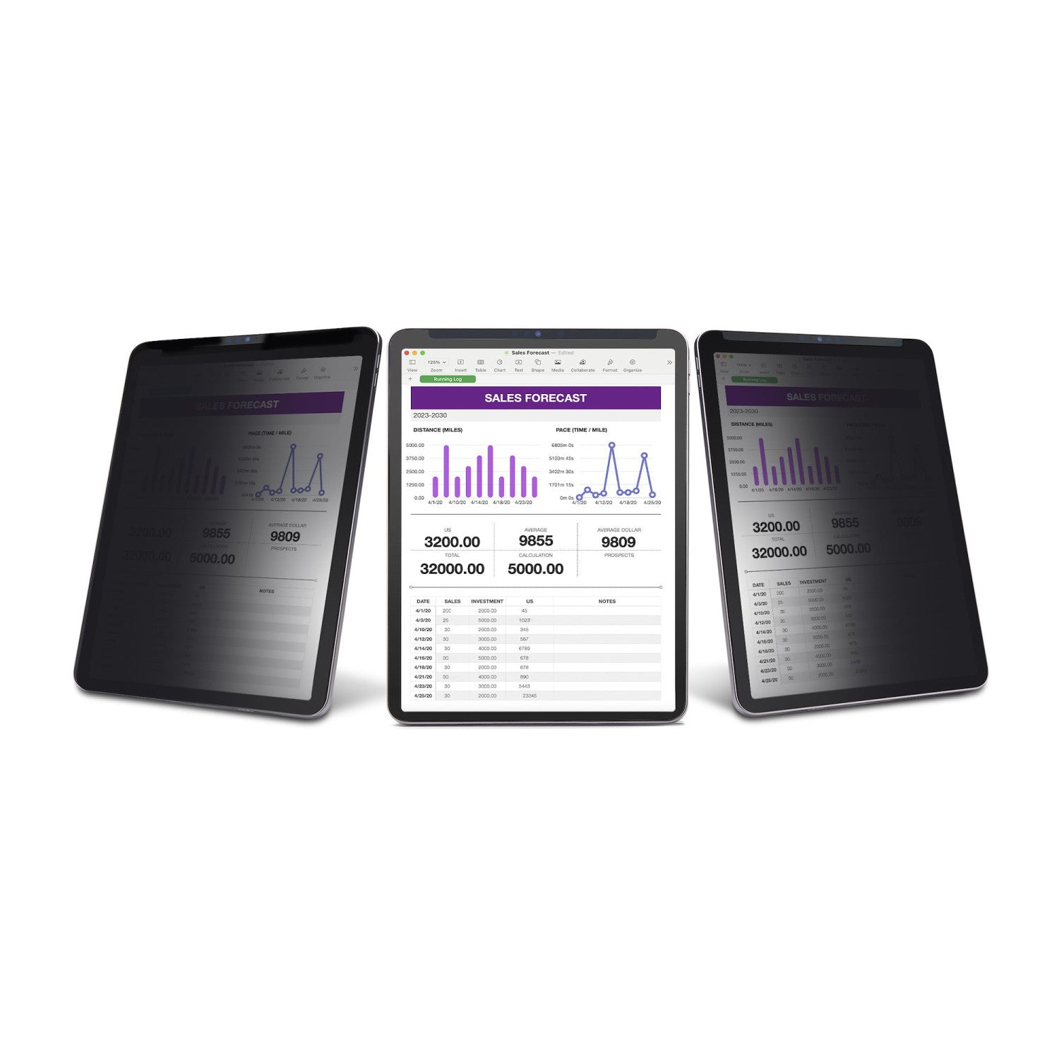 StarTech.com Filtro privacy a 4 posizioni per iPad Pro da 11pollici orientamento verticale orizzontale abilitato al Touch angolo di visione piùdì di 30 gradi Antiriflesso