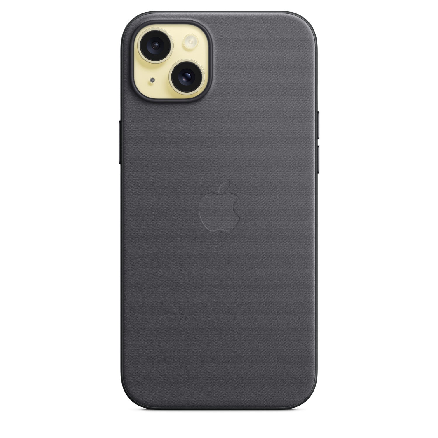Apple Custodia Cover Case MagSafe in Tessuto Finewoven per Iphone 15 Plus A3094 Nero