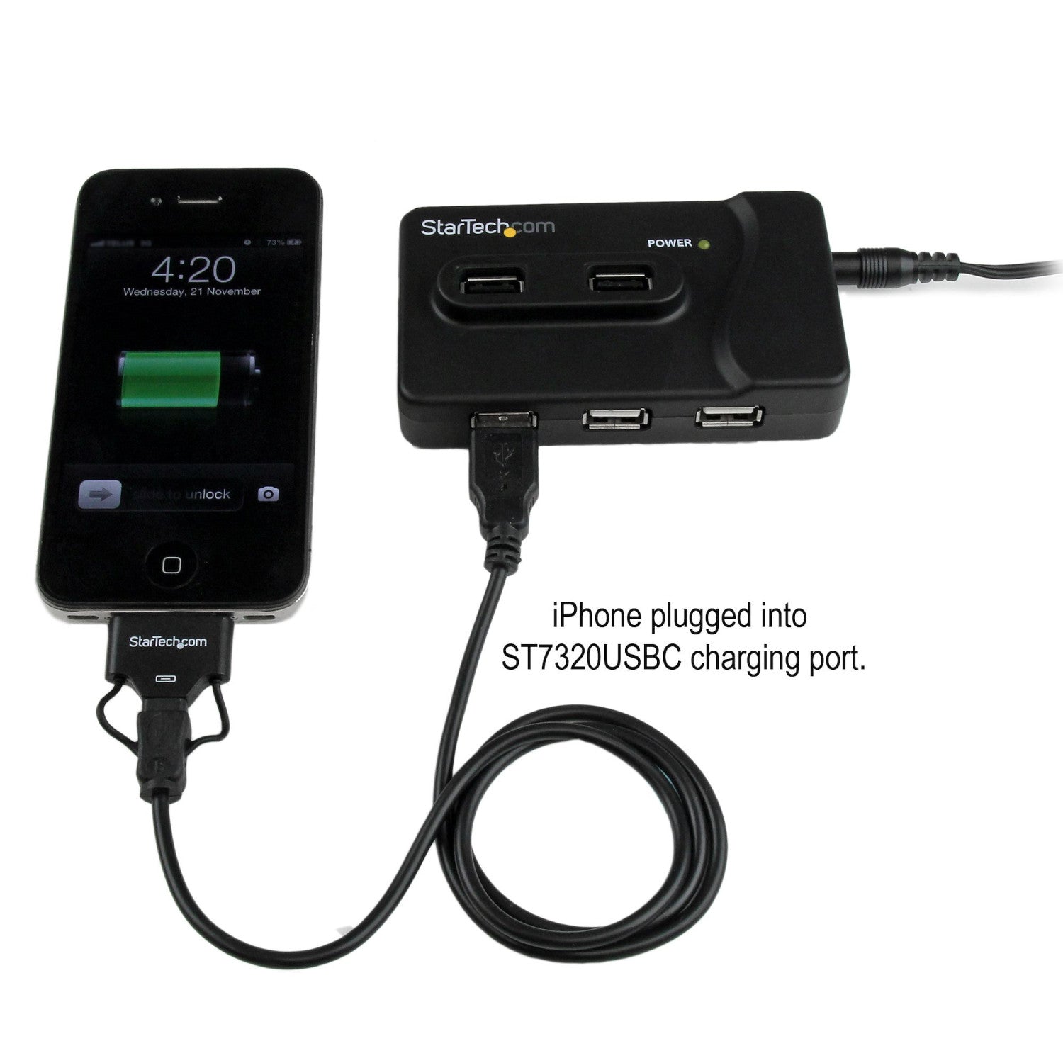 StarTech.com ST7320USBC USB 3.2 Gen 1 (3.1 Gen 1) Type-B 4800 Mbit/s Nero