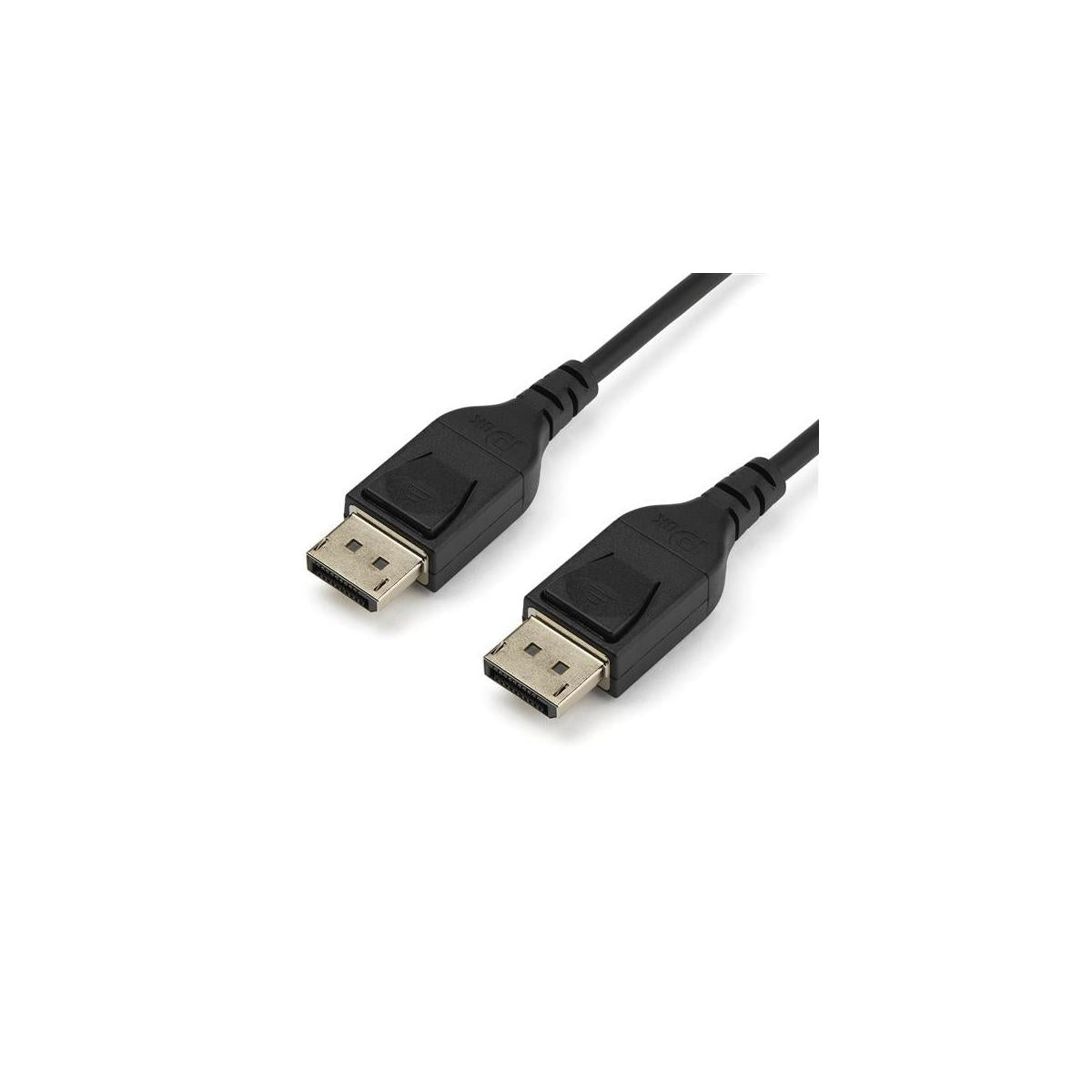 StarTech.com Cavo DisplayPort 1.4 certificato VESA da 2m - 8K 60Hz HBR3 HDR - Cavo per monitorc Certificato funziona con Chromebook - - Cavo video Ultra HD 4K 120Hz DisplayPort 1.4 sottile M/M