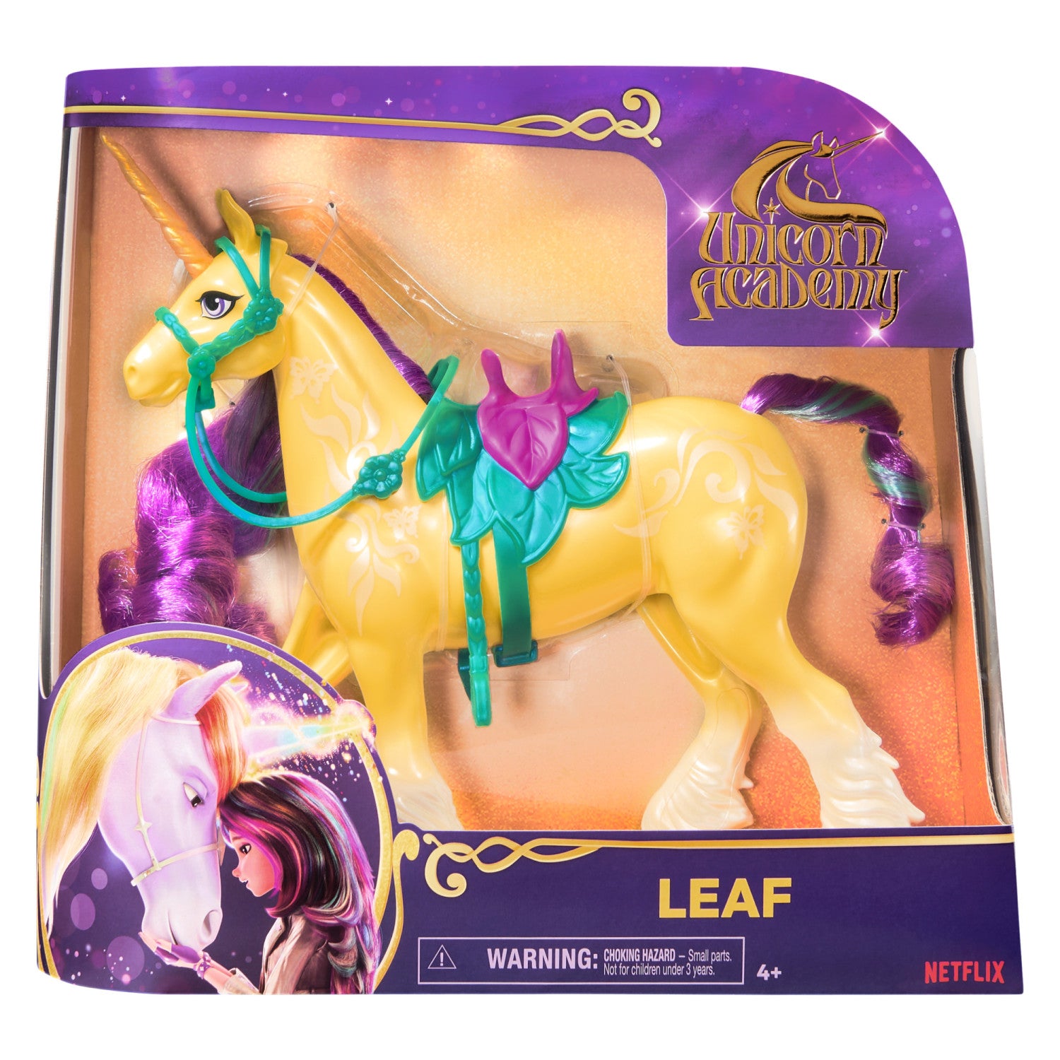 Spin Master 6067375 Unicorn Academy Leaf unicorno con accessori
