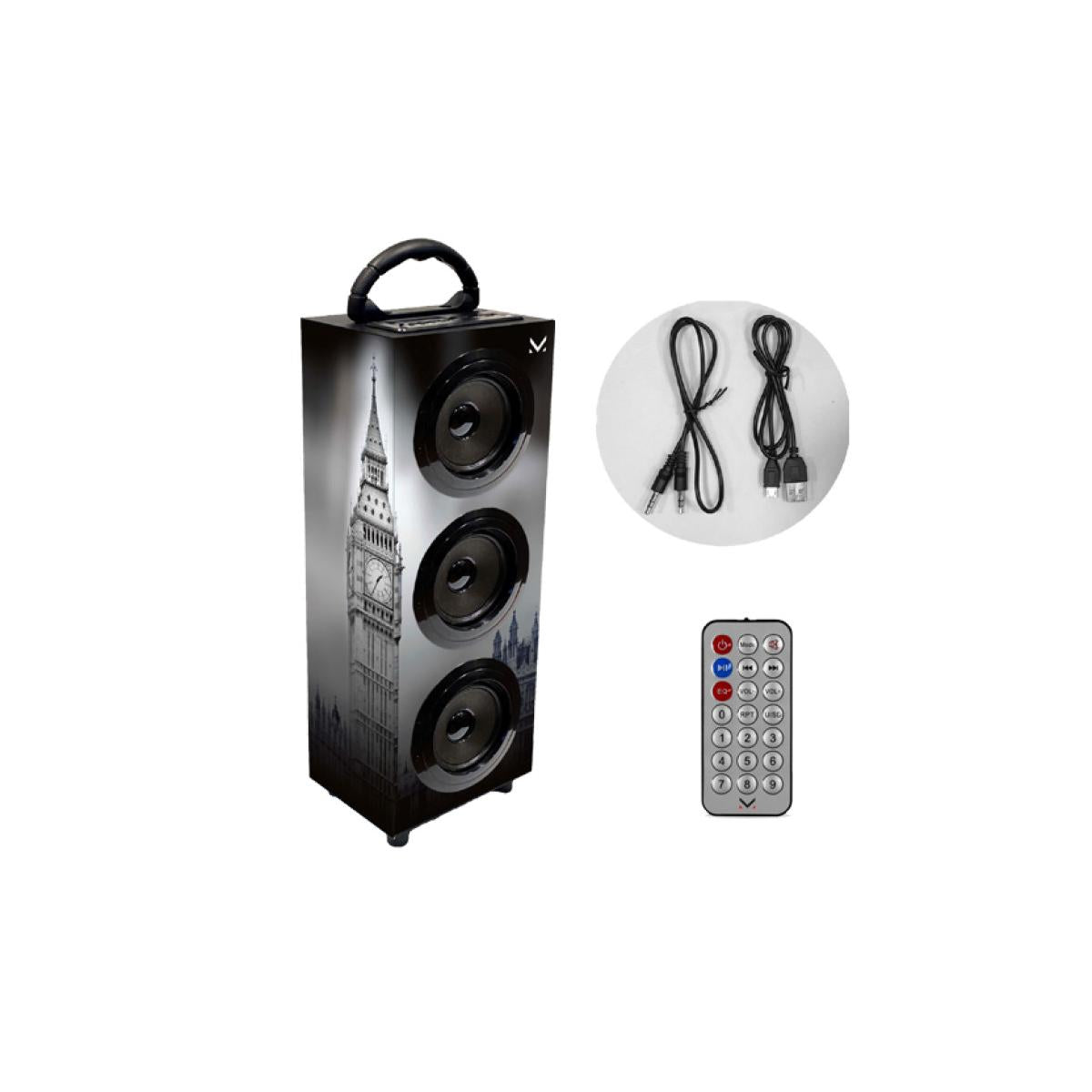 New Majestic TS 100BT SISTEMA AUDIO Nero, Grigio, Rosso, Giallo