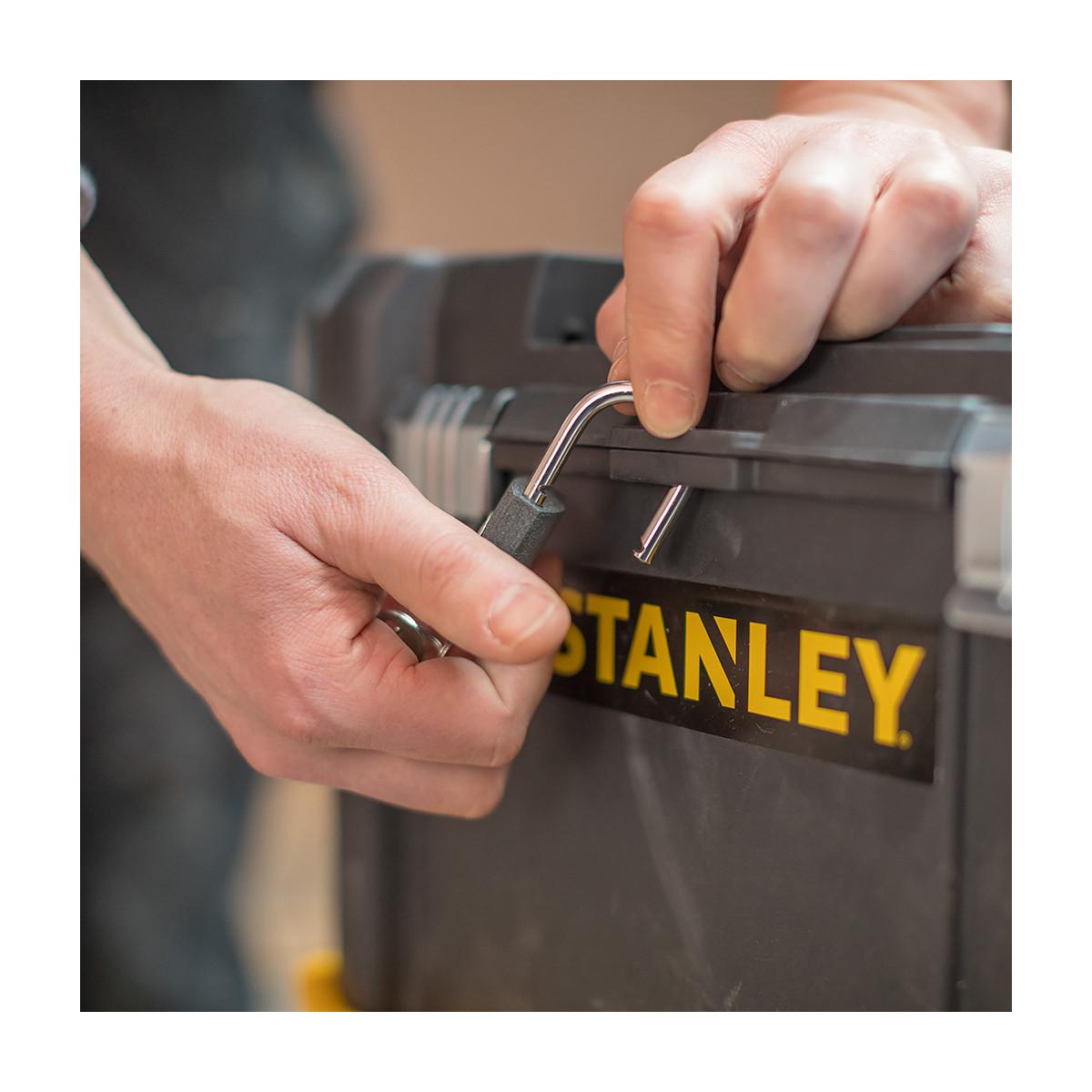 Stanley Essential Valigetta rigida per attrezzi Plastica Grigio, Giallo