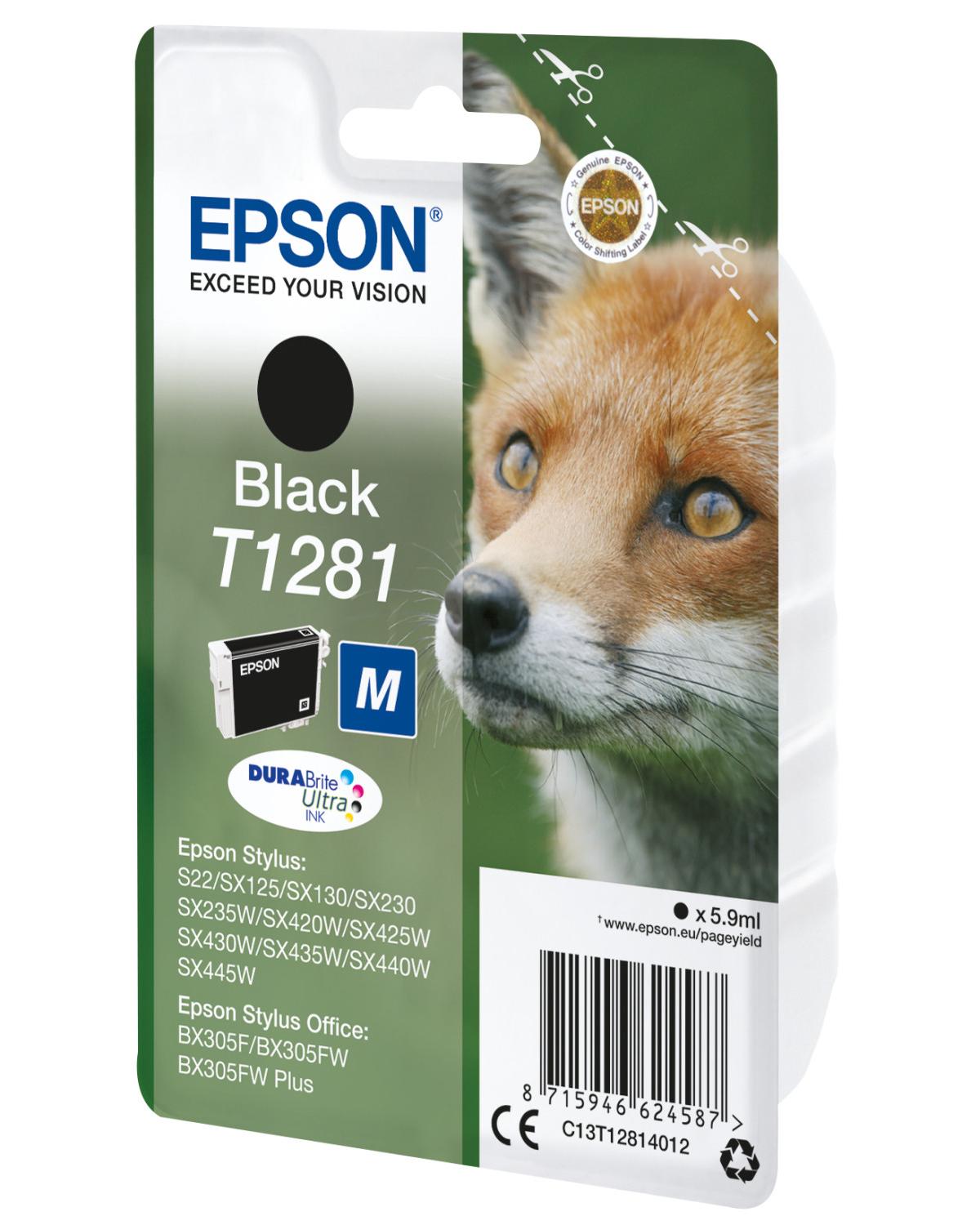 Cartuccia ad Inchiostro Fox Originale Epson T1281 Nero
