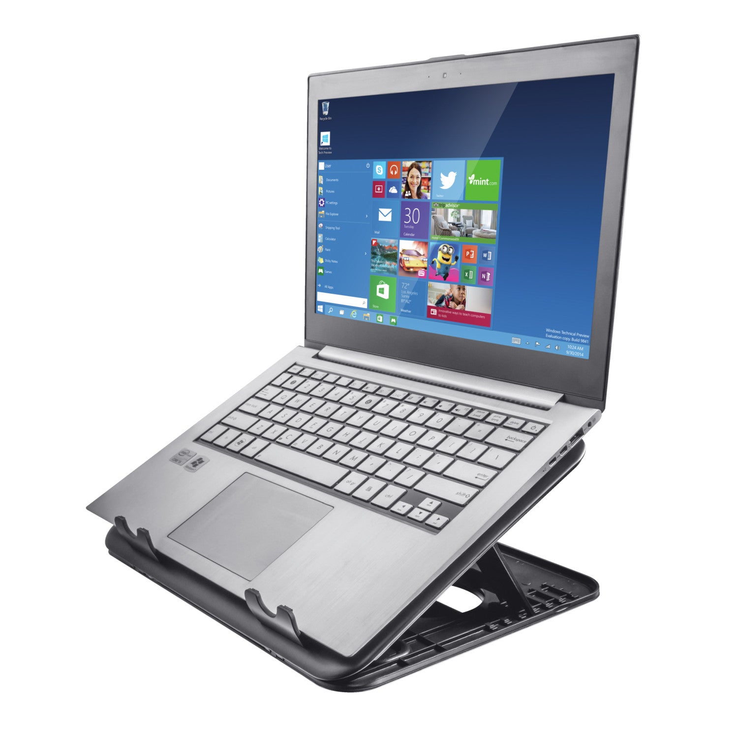 Trust 011754 Stand per Notebook Cooling Cyclone Nero