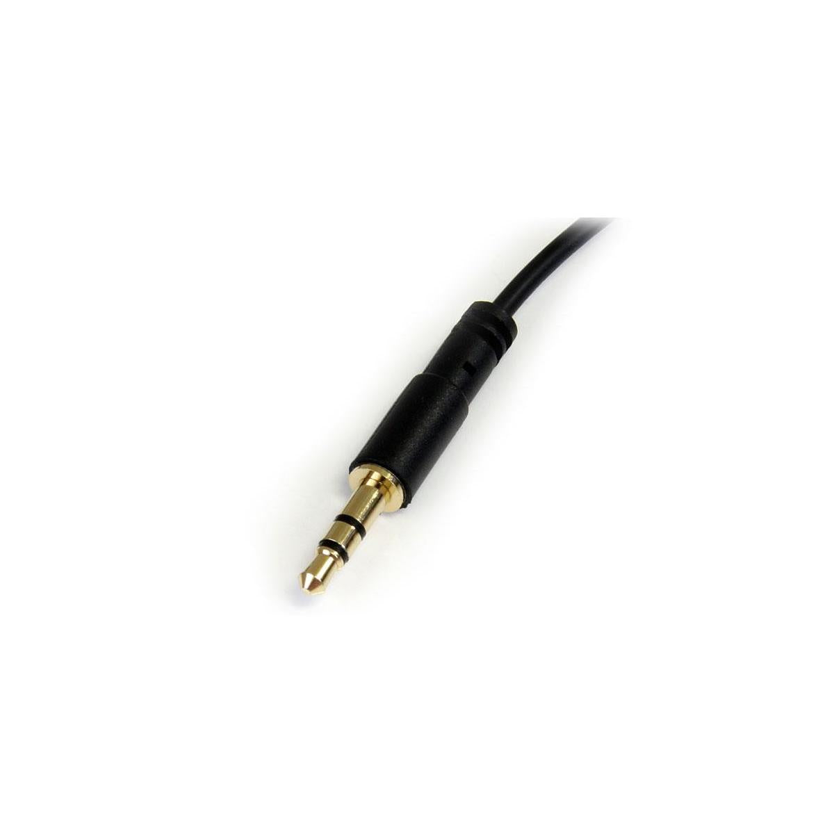 StarTech.com MU1MMSRA cavo audio 0,3 m 3.5mm Nero
