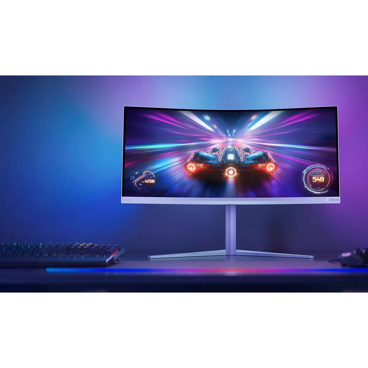 Philips 34M2C5601QA/00 Monitor PC 86,4 cm (34") 3440 x 1440 Pixel Bianco