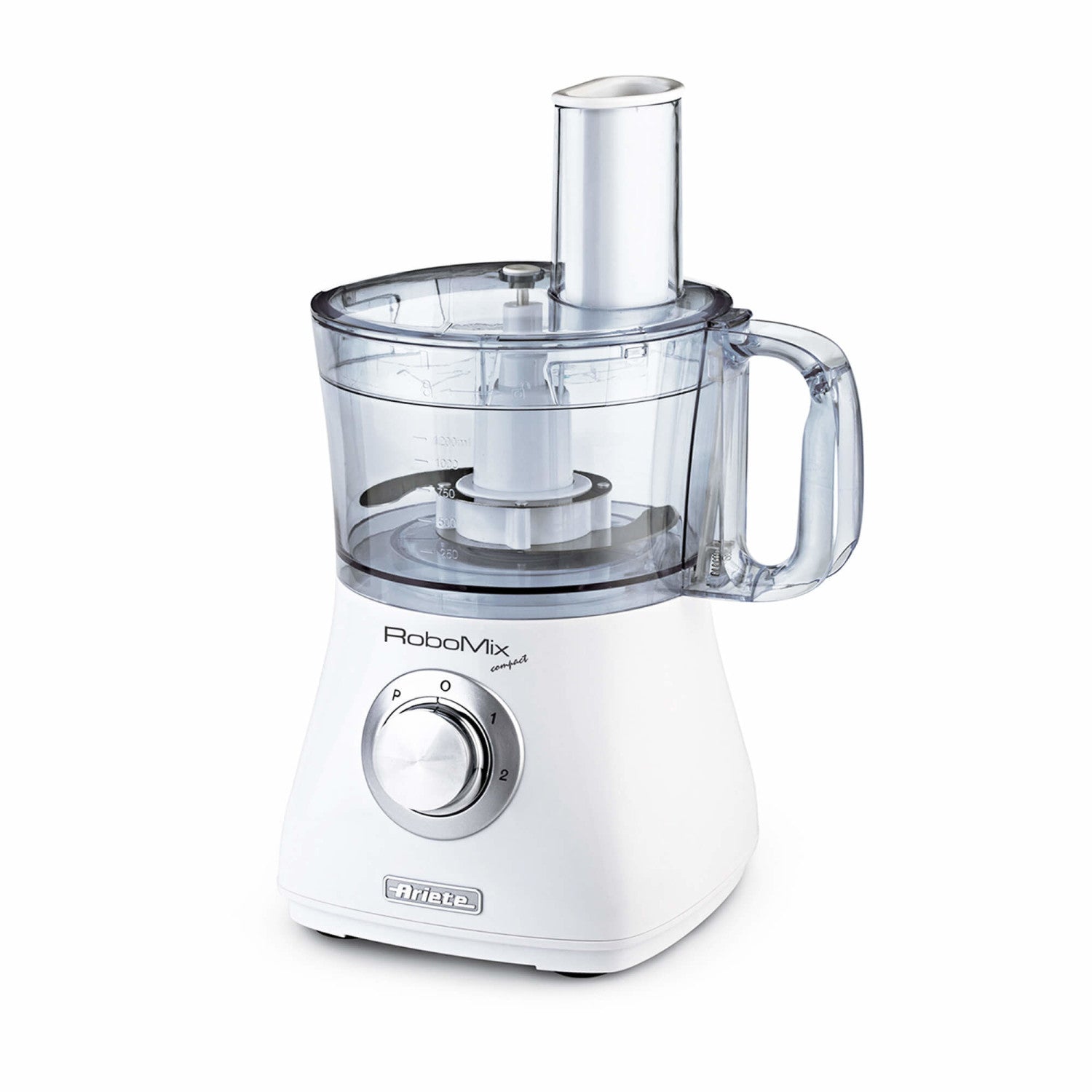 Ariete RoboMix Compact robot da cucina 1.2, 2 Argento, Traslucido, Bianco 500 W