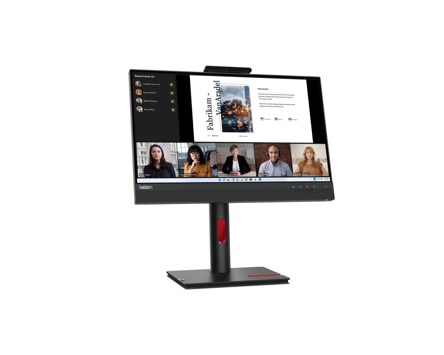 Lenovo ThinkCentre Tiny-In-One 22 LED display 54,6 cm (21.5") 1920 x 1080 Pixel Full HD Nero