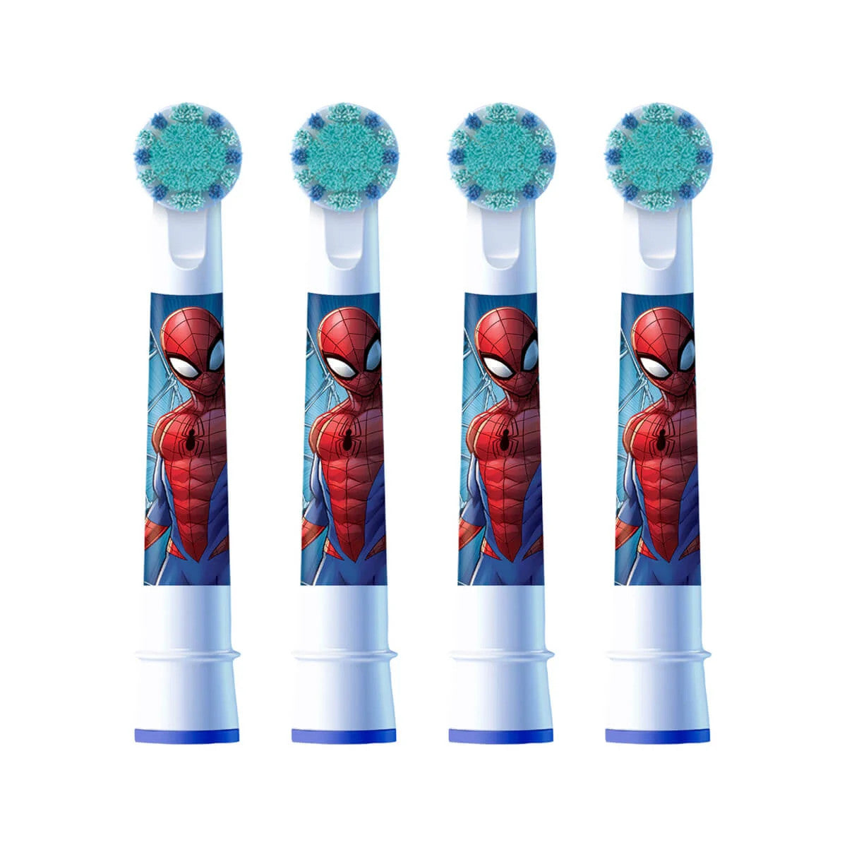 Oral-B Kids Pro Kids3 Testine per spazzolino 4 pz Multicolore, Bianco