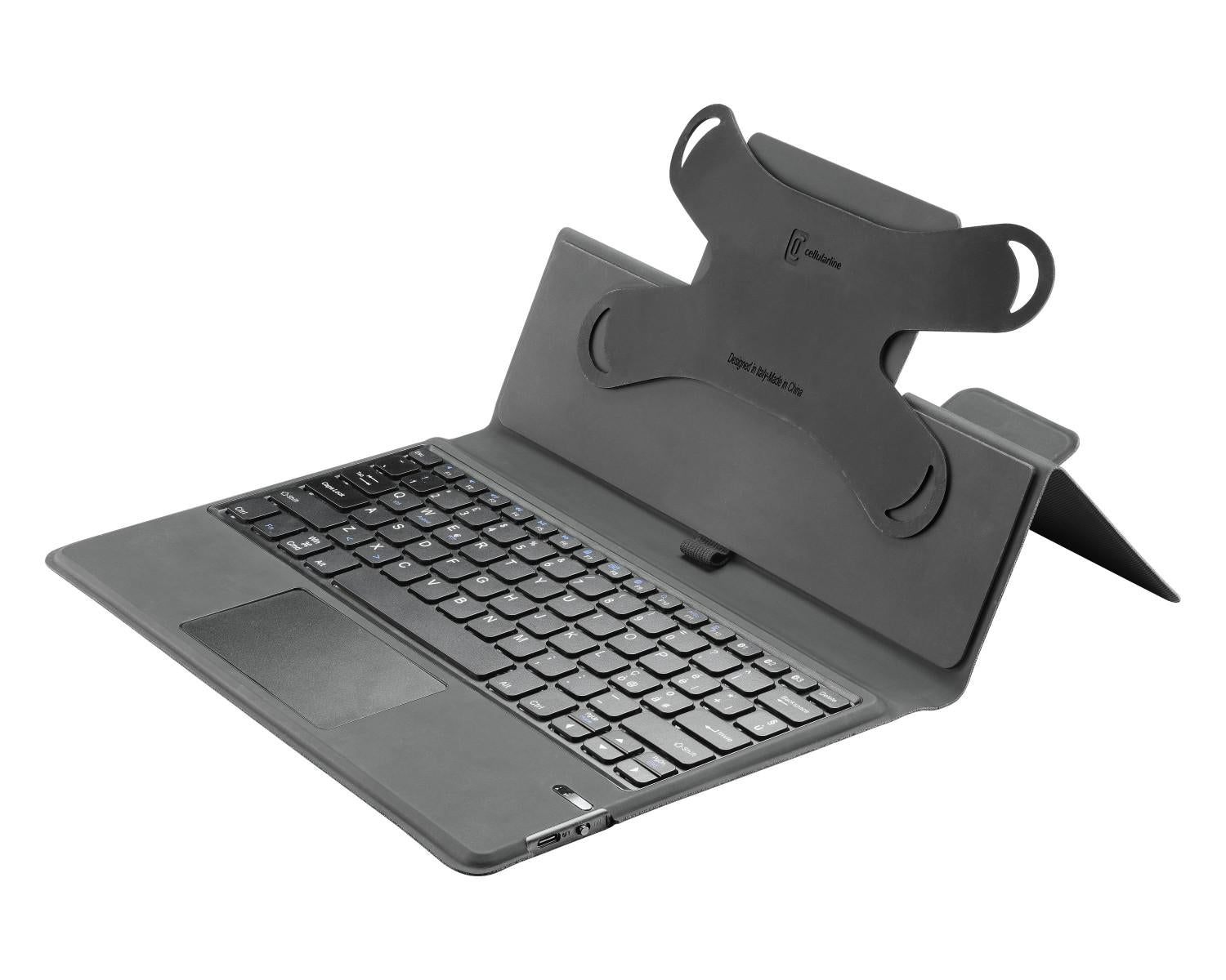 Cellularline Keyboard Case Tablet fino a 11 pollici Nero