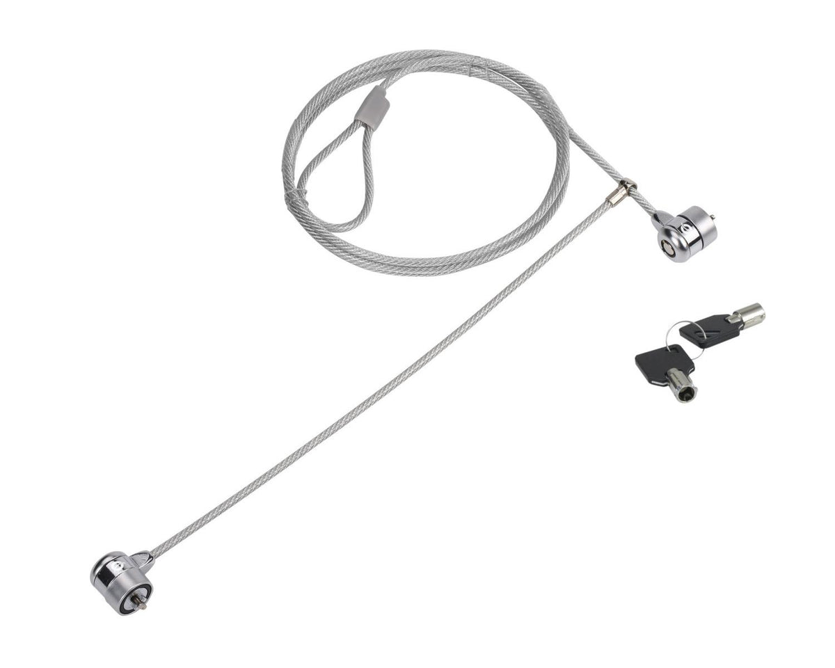 Conceptronic CNBSLOCK15T cavo di sicurezza Argento 1,5 m