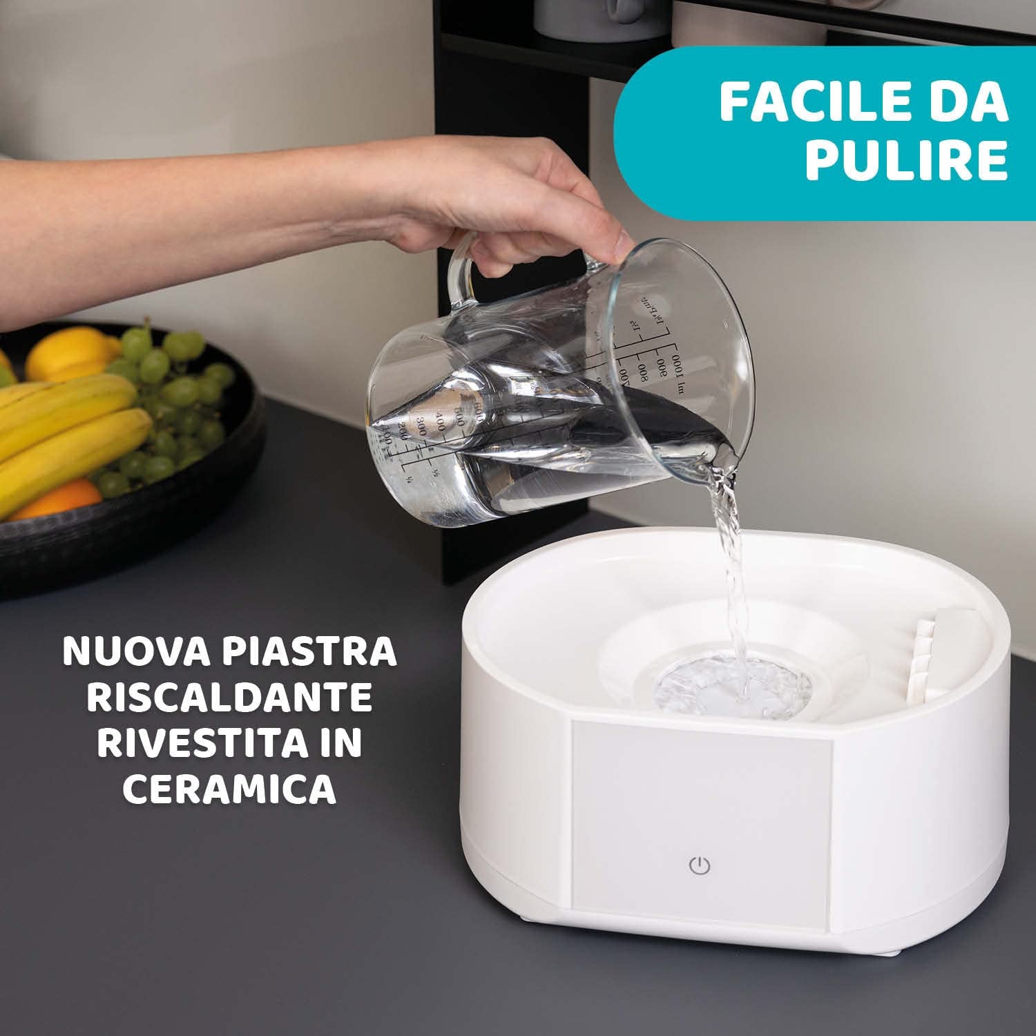 Chicco Sterilizzatore Con Asciugatura Per Biberon, Tiralatte E Ciucci, Fino A 6 Biberon Da 330 Ml, 2 Configurazioni, Vapore Naturale, Bianco