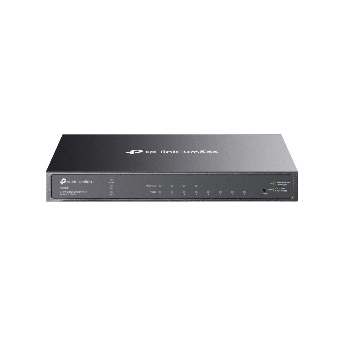 TP-Link Omada TL-SG2008P Gestito L2/L2 Gigabit Ethernet (10/100/1000) Supporto Power over Ethernet (PoE) Nero