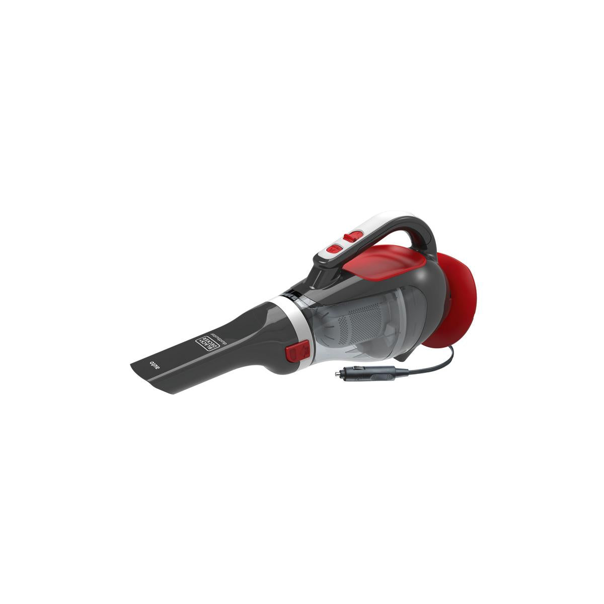 Black E Decker ADV1200 Aspiratore Portatile Senza Sacchetto Grigio Rosso