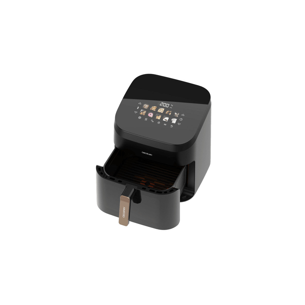Cecotec Cecofry Grill Smokin' 8500 Singolo 8,5 L 2200 W Friggitrice ad aria calda Nero, Marrone