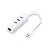 TP-Link UE330 replicatore di porte e docking station per laptop Cablato USB 3.2 Gen 1 (3.1 Gen 1) Type-A Bianco