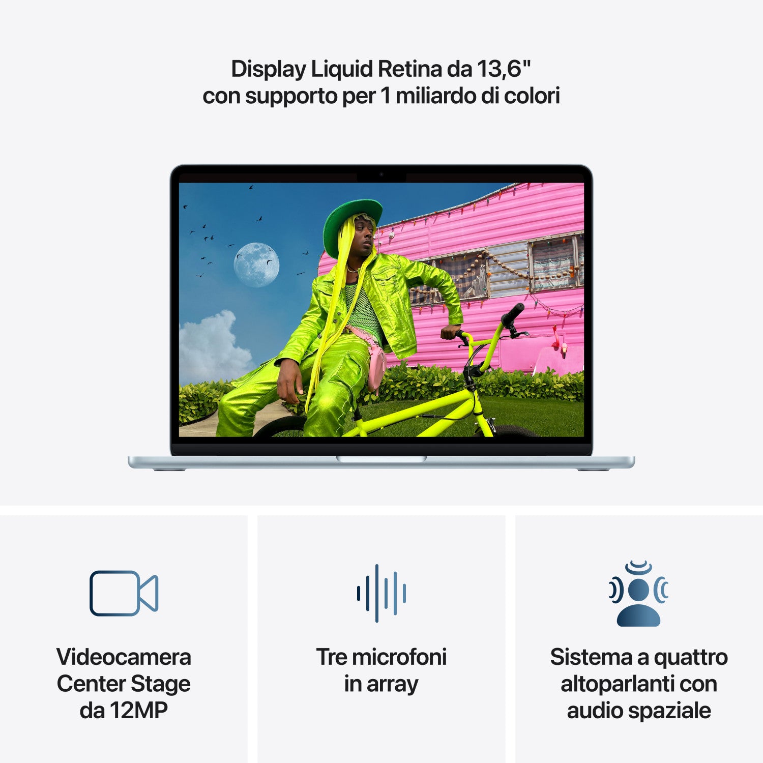 Apple MacBook Air 13" M5 chip 10 core CPU 10 core GPU, 24GB, 1TB SSD - Celeste