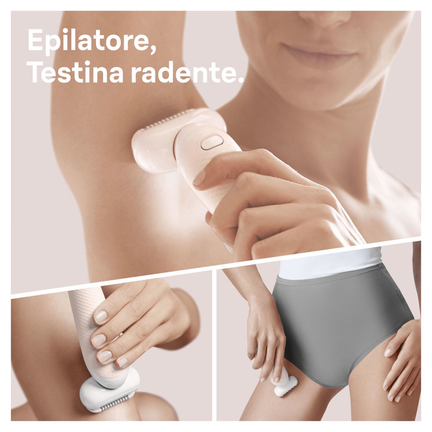 Epilatore Elettrico Braun Silk epil 9 Flex 9-002 Senso Smart Con Testina Flessibile