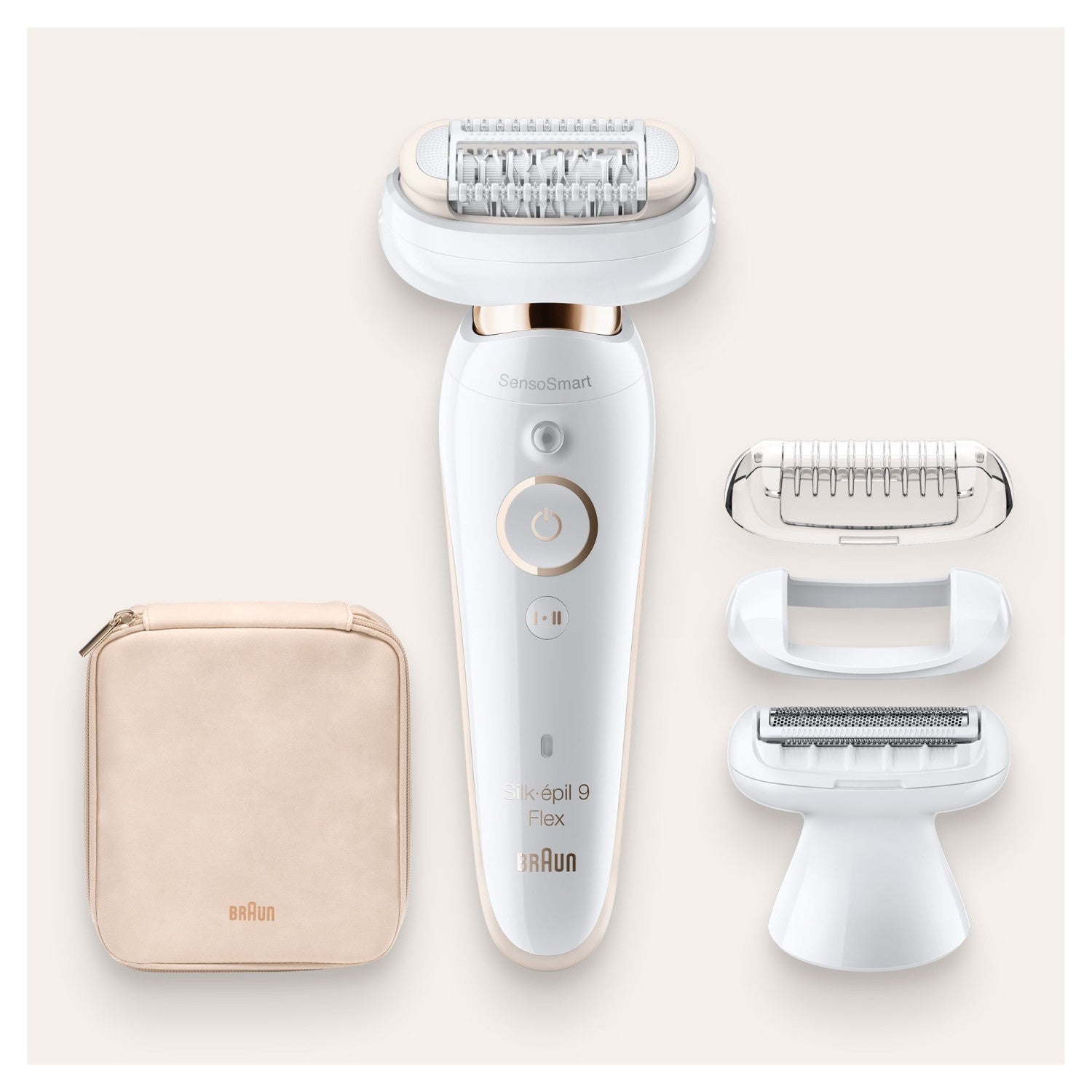 Epilatore Elettrico Braun Silk epil 9 Flex 9-002 Senso Smart Con Testina Flessibile