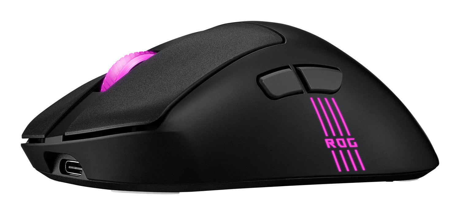ASUS ROG Keris II Origin BLK mouse Gaming Mano destra RF Wireless Bluetooth USB Type-A Ottico 42000 DPI