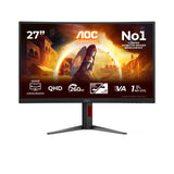 AOC G4 Gaming Monitor PC 68,6 cm (27pollici) 2560 x 1440 Pixel Nero, Rosso
