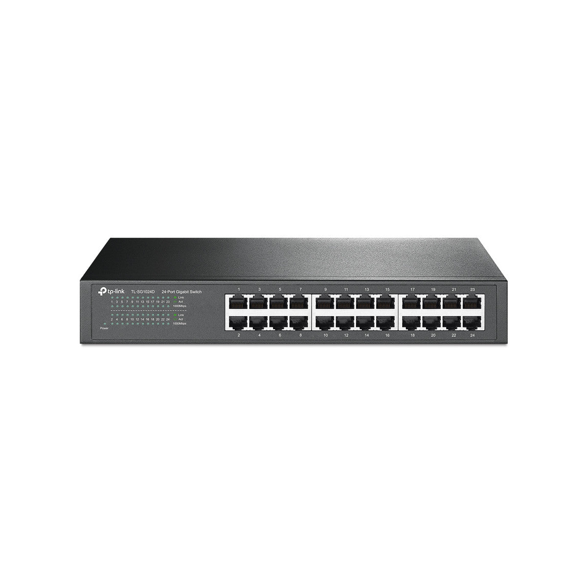 TP-Link TL-SG1024D switch di rete Non gestito Gigabit Ethernet (10/100/1000) Grigio