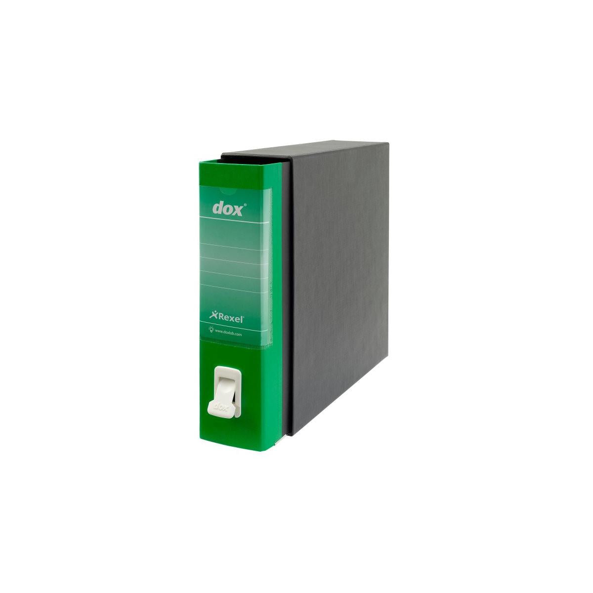 Rexel D26214 raccoglitore ad anelli Foolscap Nero, Verde