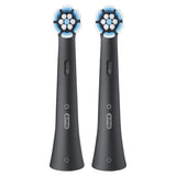 Oral-B Testine di Ricambio iO Series Gentle Care Nere, Testine Rotonde Originali, per Gengive Sensibili, 2 Testine