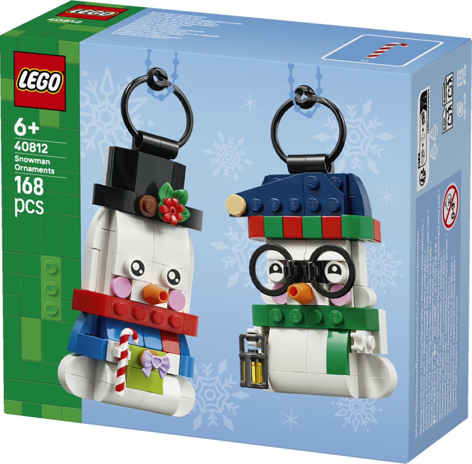 LEGO Iconic Pupazzi Di Neve Ornamentali 40812