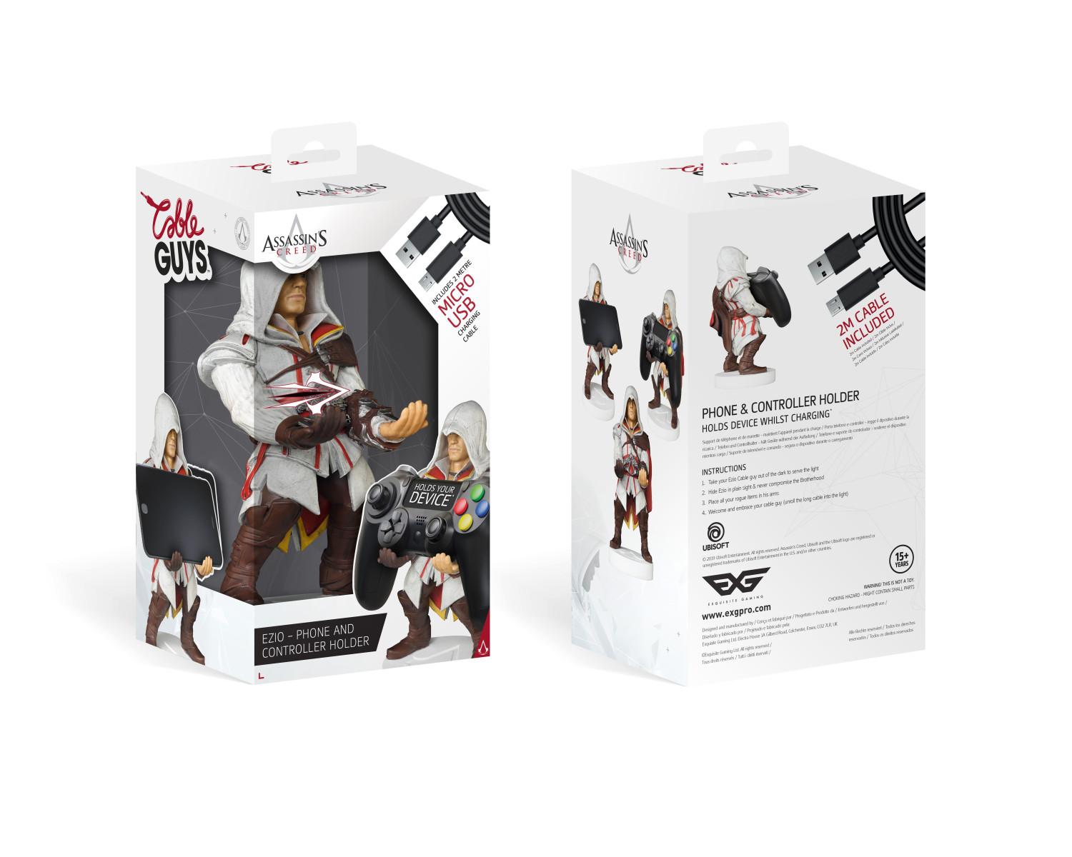 Exquisite Gaming Cable Guys Ezio Supporto passivo Controller per videogiochi, Telefono cellulare/smartphone Multicolore