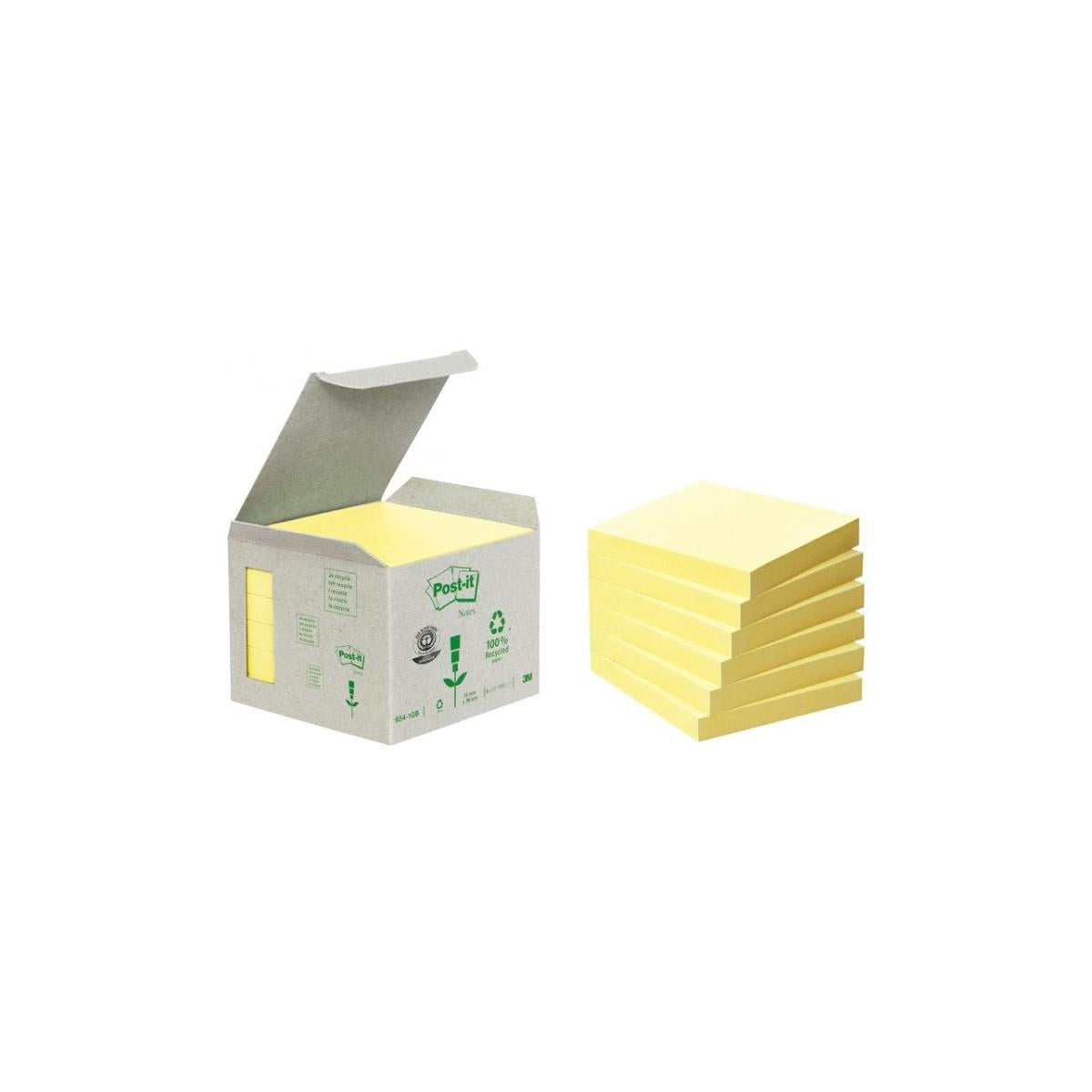 3M 6541B pouch autoadesiva Quadrato Giallo 100 fogli Autoadesivo