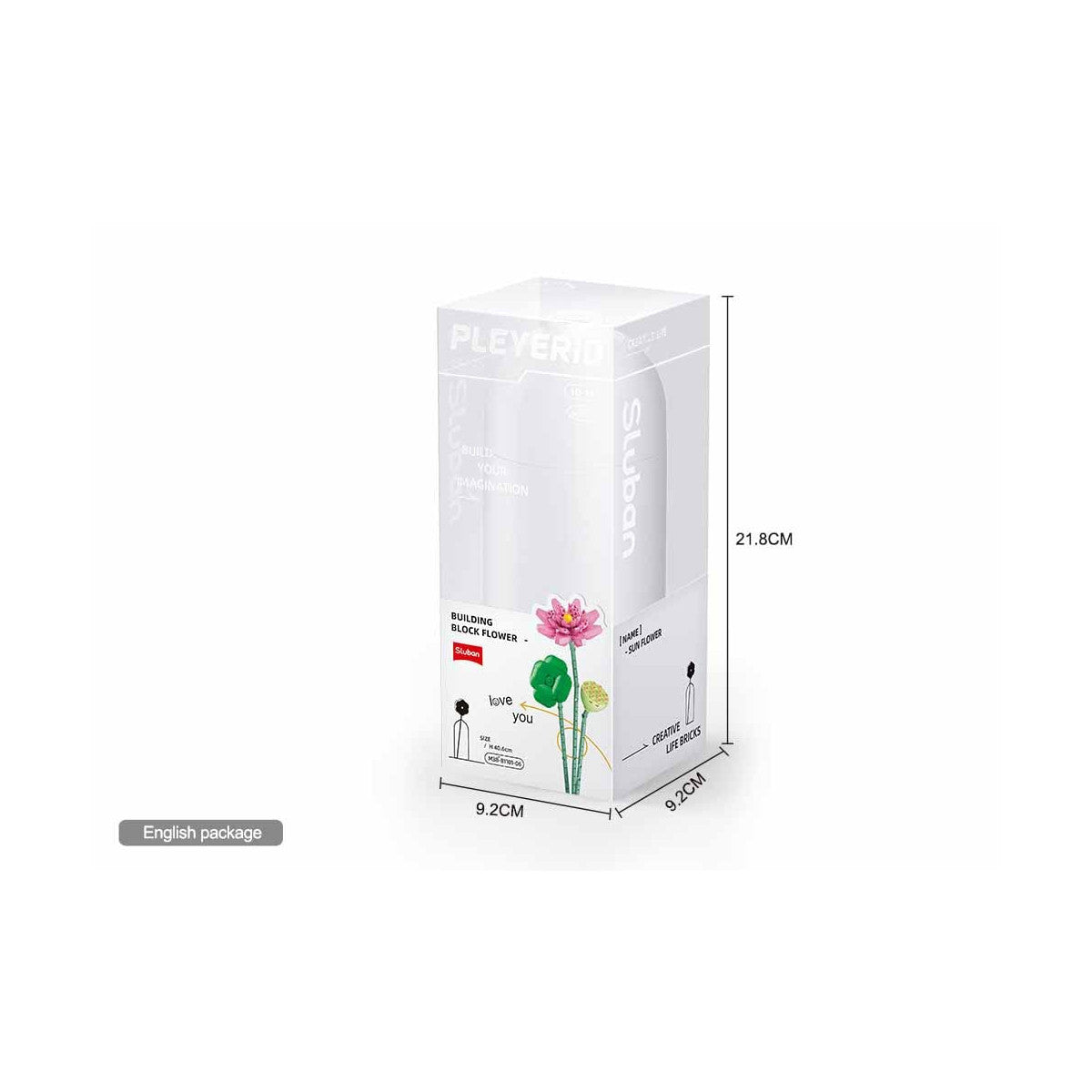 Sluban Fiore Di Loto Con Vaso M38-B1101-06 - 254 Pezzi