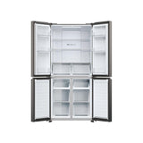 Haier HCR3818ENMD frigorifero side-by-side Libera installazione 467 L E Grigio