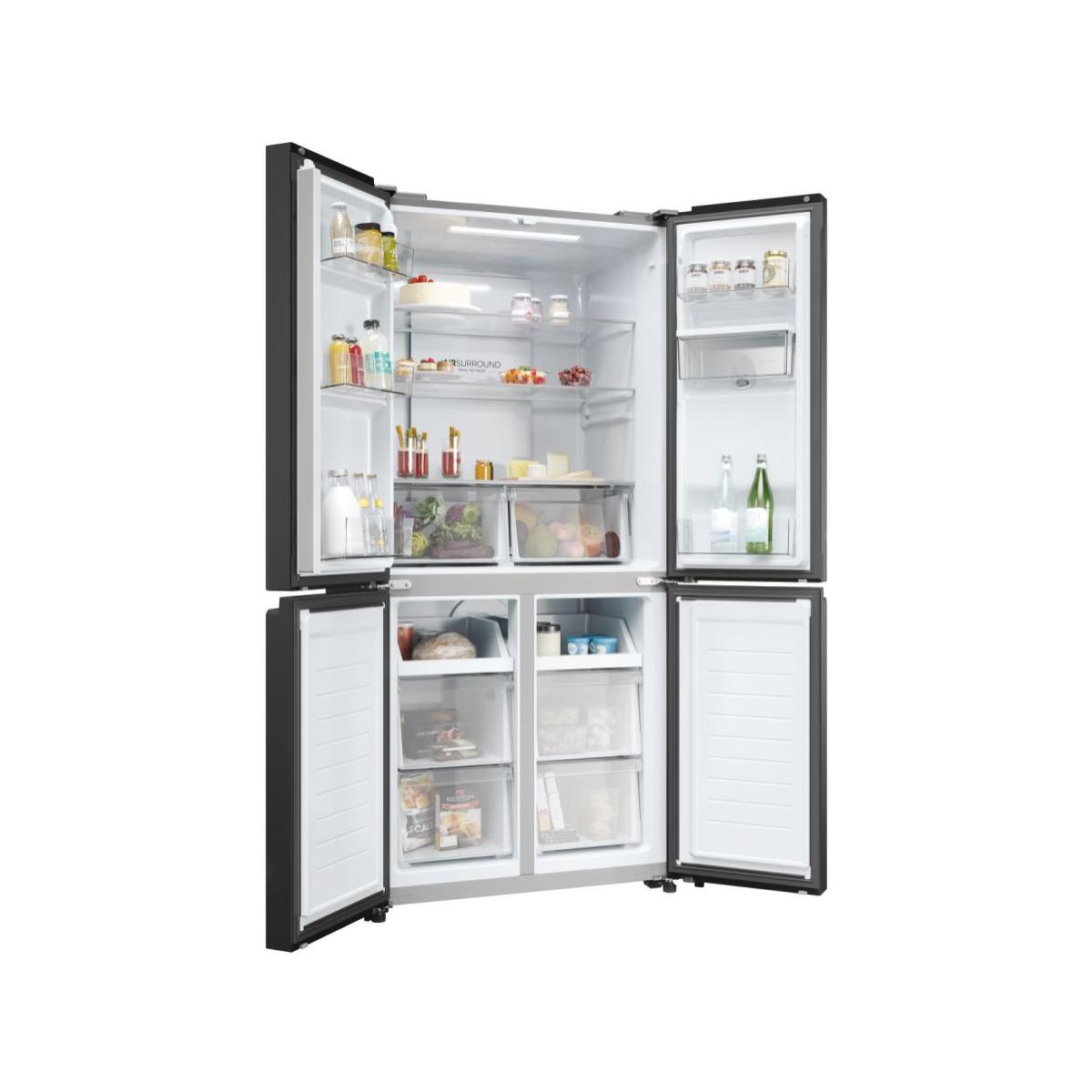 Haier Cube 83 Serie 3 HCR3818EWPT frigorifero side-by-side Libera installazione 463 L E Antracite